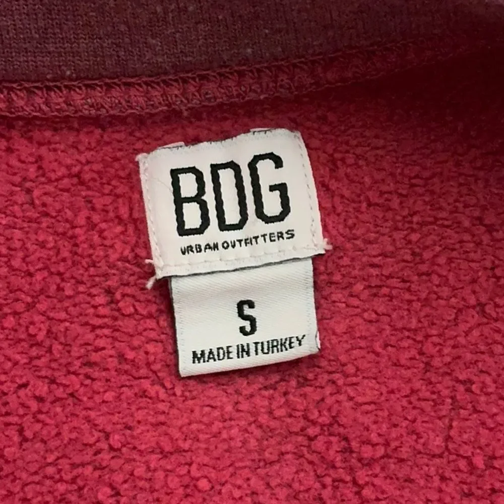 BDG Urban Outfitters Bubble Hem Drawstring Sweatshirt - Picture 2 of 10
